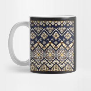 Ethnic patterns in oriental style. Mug